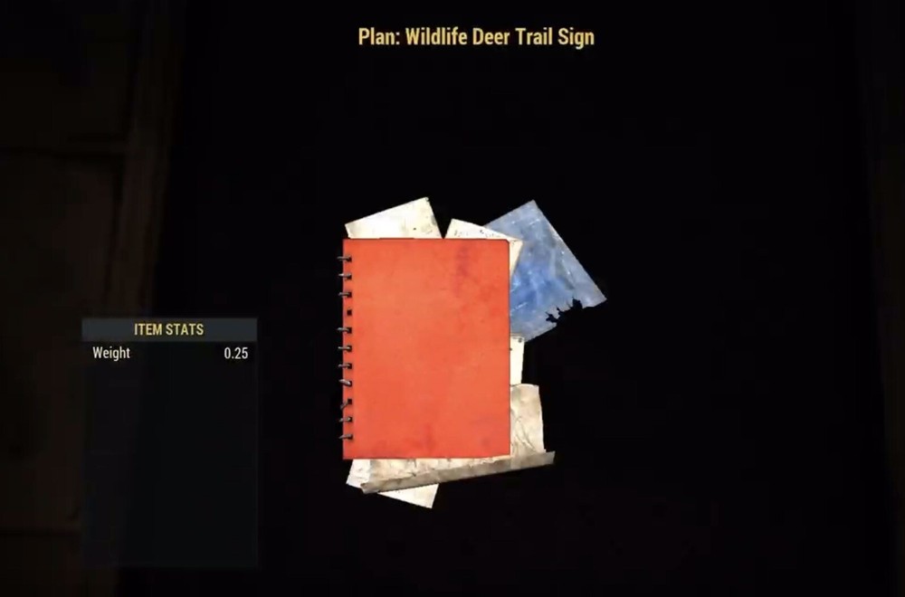 (Xbox) Wildlife Deer Trail Sign Plan