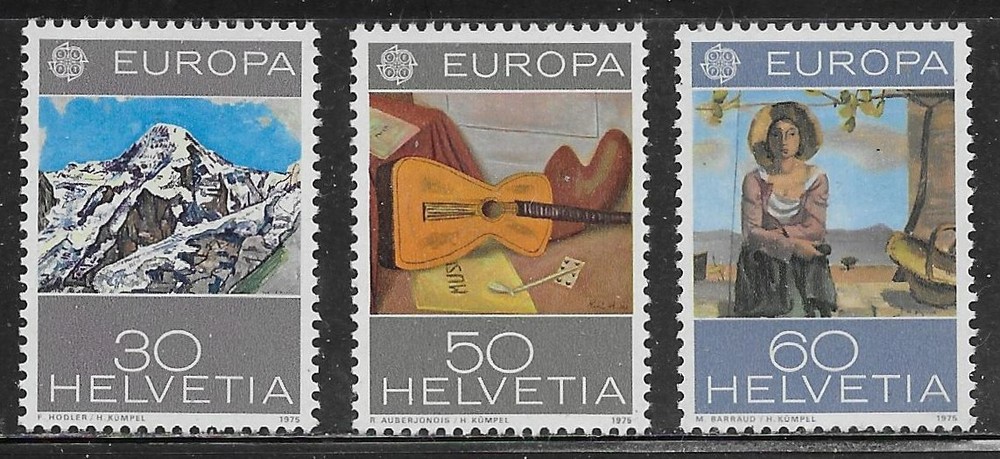 Switzerland Scott # 603 - 605 MNH