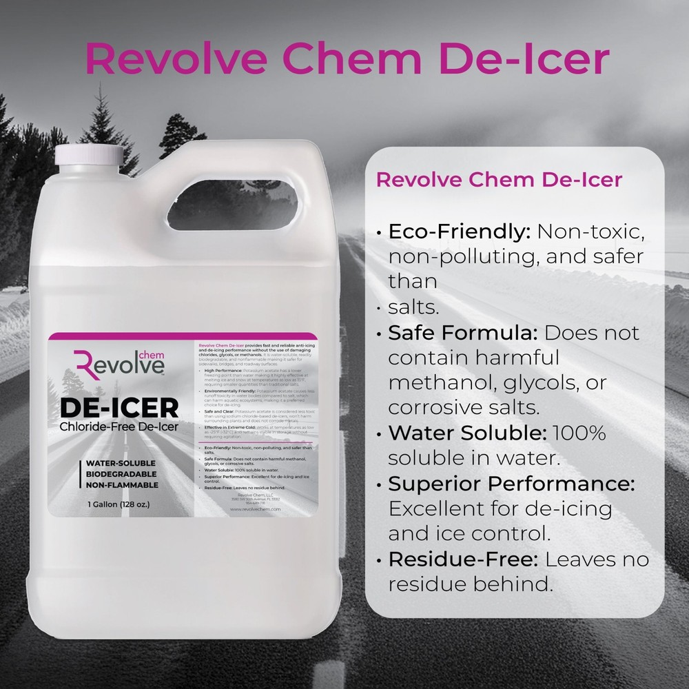Chloride Free Sidewalk De-Icer-1 Gallon
