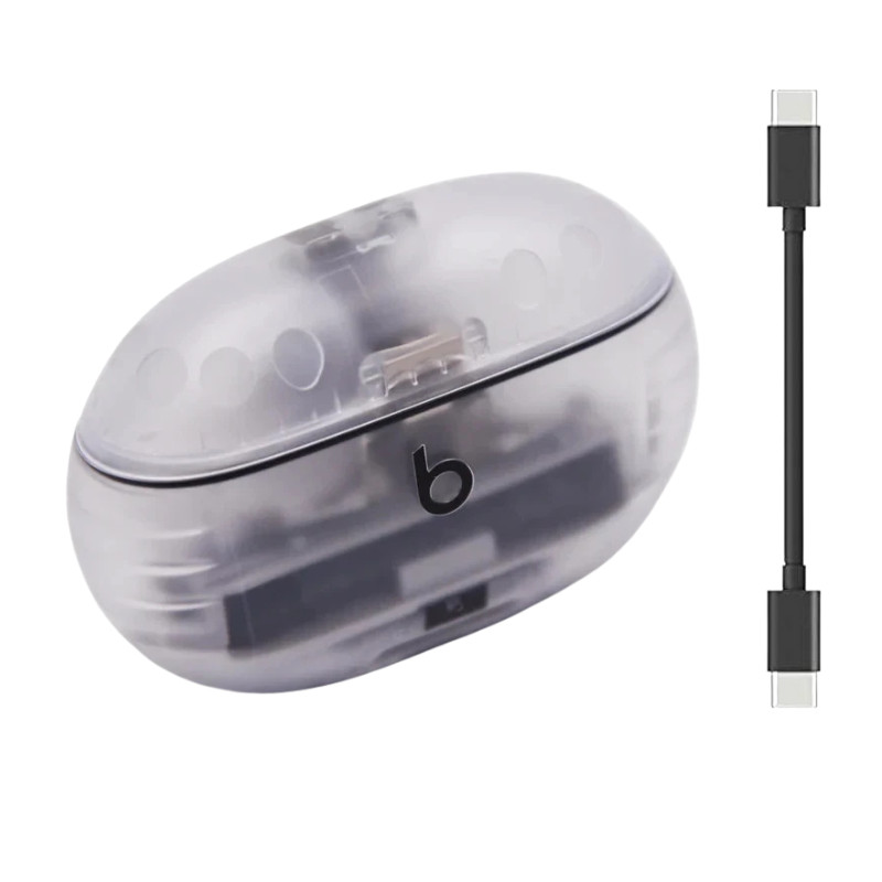 Beats Studio Buds+ Plus True Wireless Replacement Charging Case - Transparent