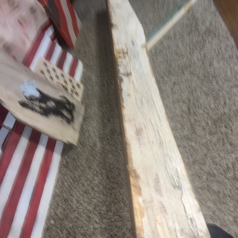 Reclaimed Spalted Maple /Fireplace Mantel Hand Planed/Solid Maple