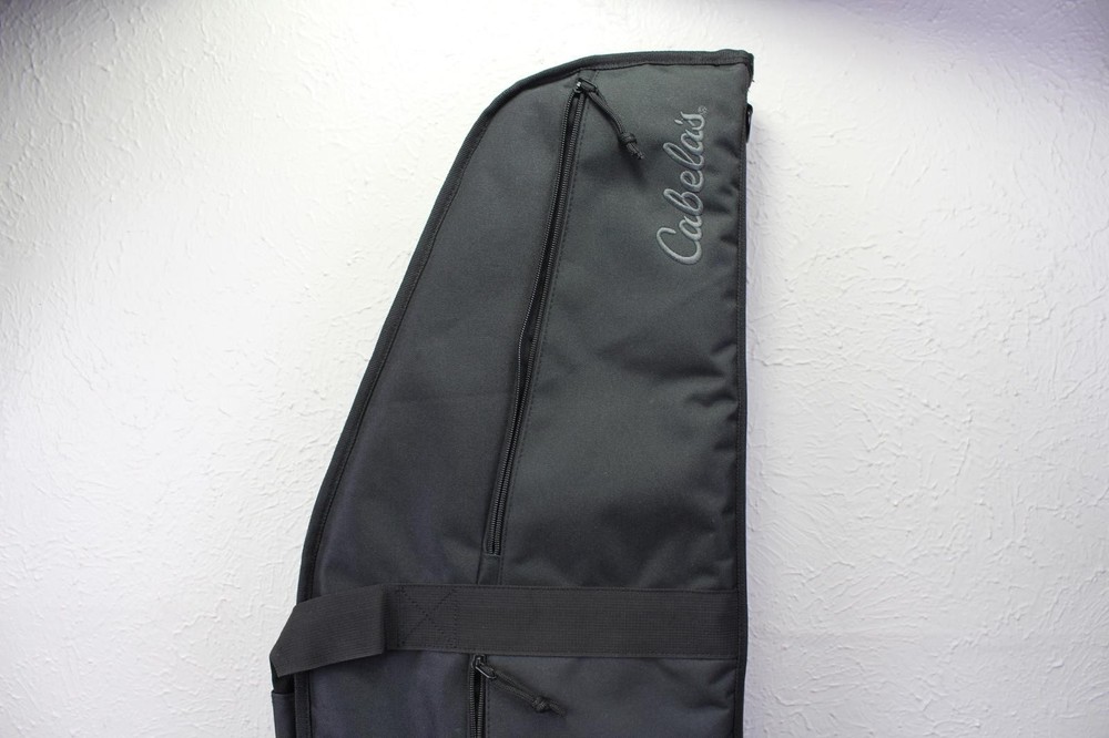 Cabelas MSR Long Gun Weapons Case W/ Side Pockets Black