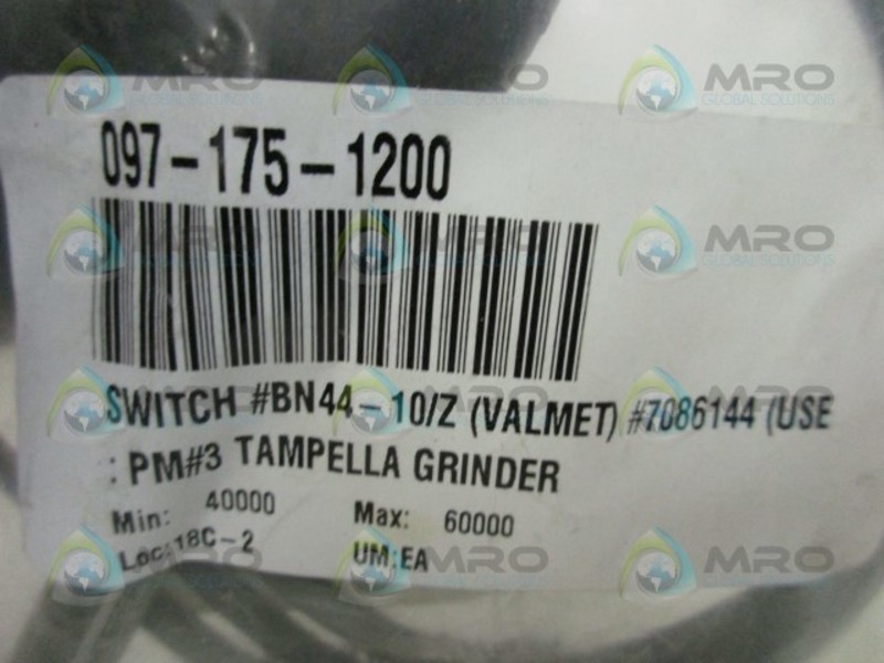 METSO BN-44-10/Z SWITCH NSMP