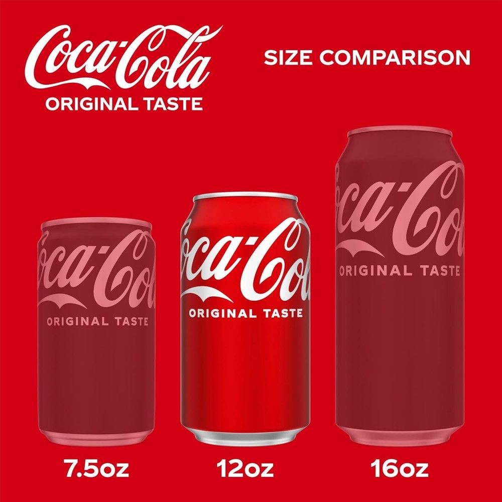 Coca-Cola Classic Soft Drink 12 Fl Oz Cans 12 Pack Refreshing Cola
