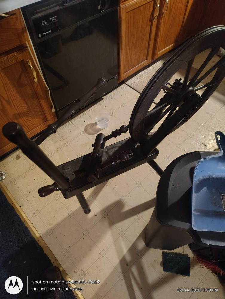 Antique Spindle Wheel