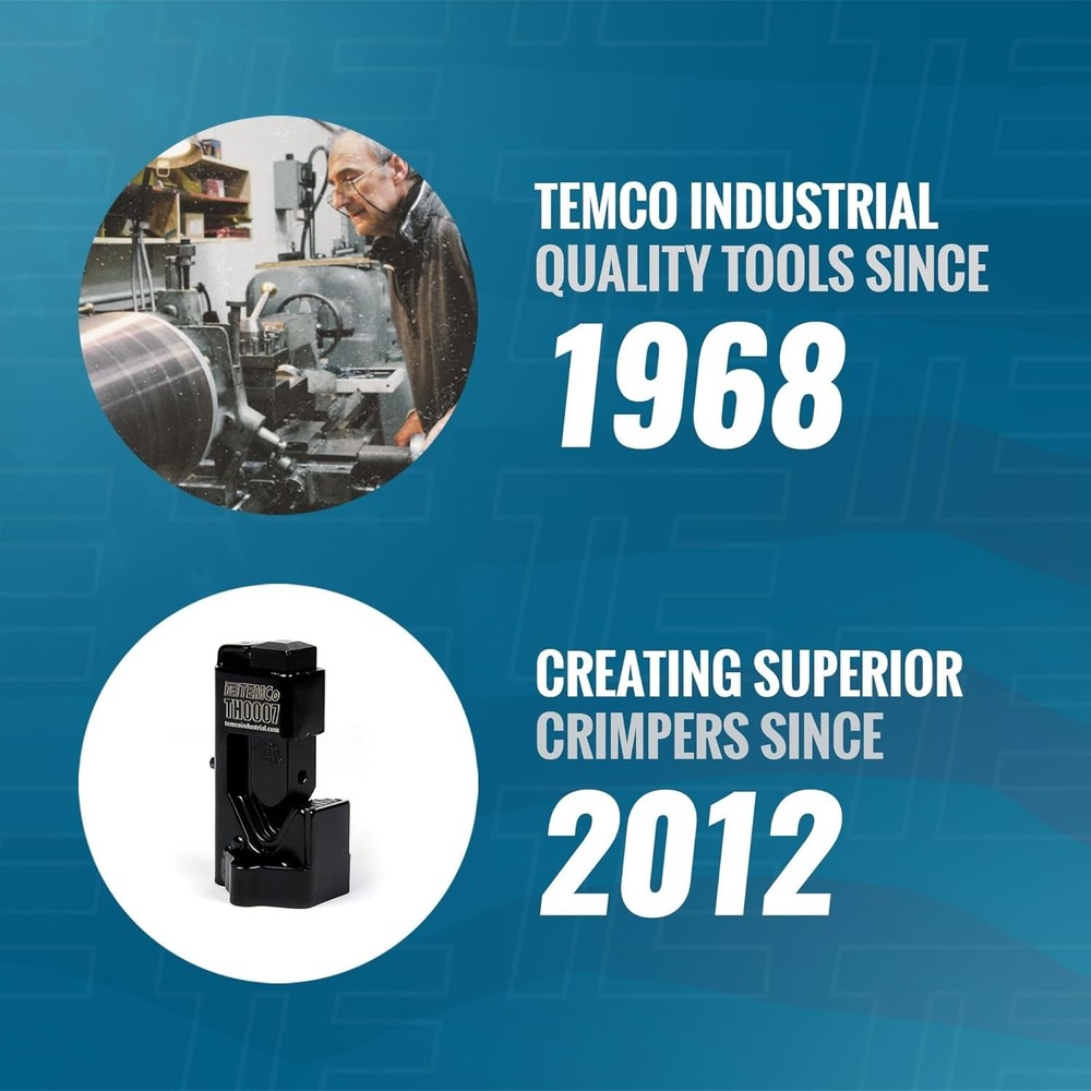 Workbench Mountable Crimper for Battery Cable Terminals