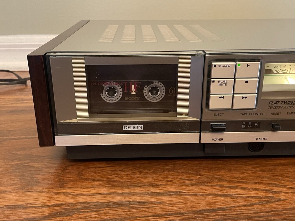 DENON DR-F6 Stereo Cassette Tape Deck (SERVICED)