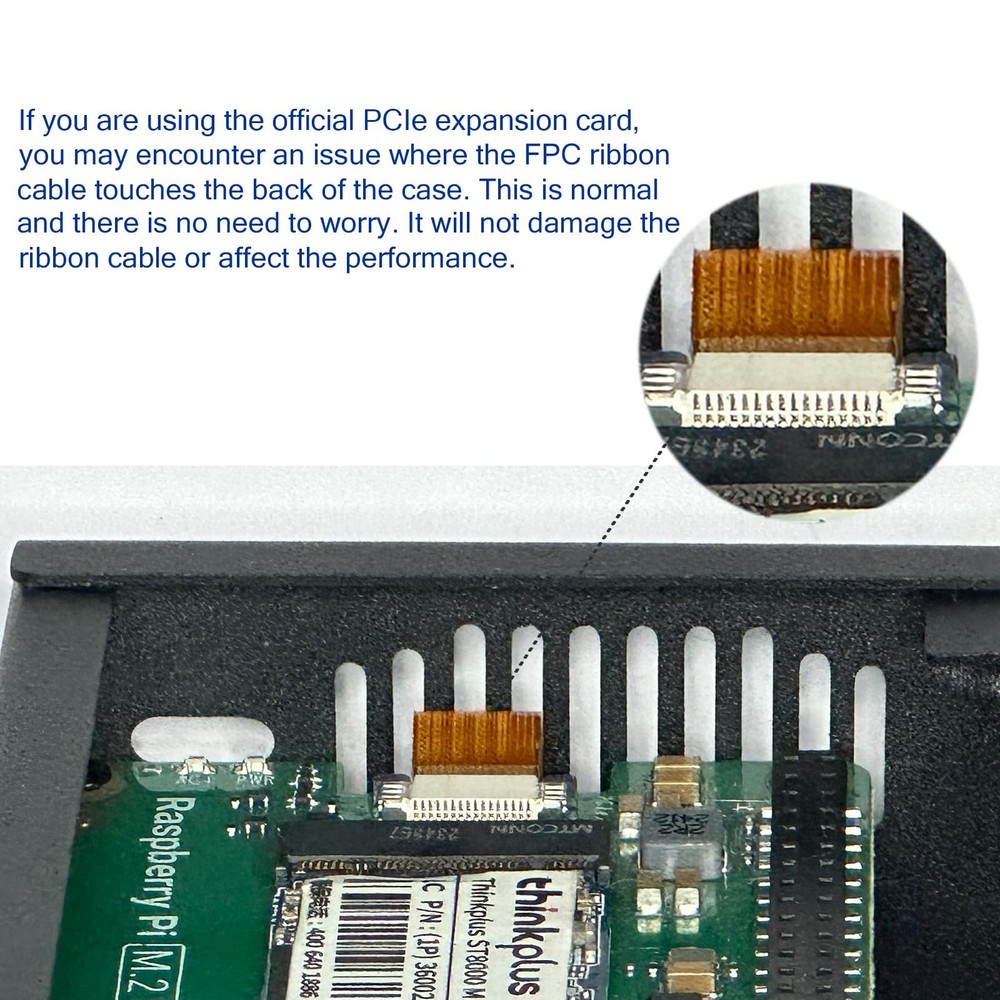 Metal Case for Raspberry Pi 5, Support 5 Active Cooler, PCIe Black