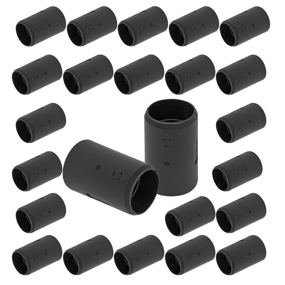 24 PCS 3/4 Inch Wire Shelf Clips Plastic Lock Clips Replacement For Post