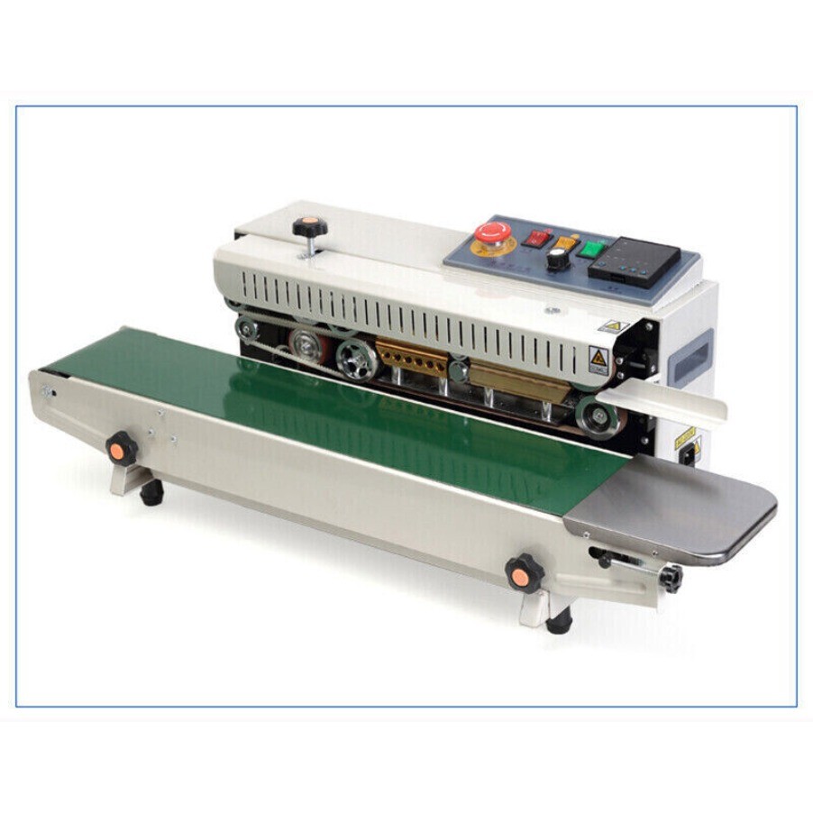 Horizontal Automatic Continuous Plastic Bag Band Sealing Machine Sealer