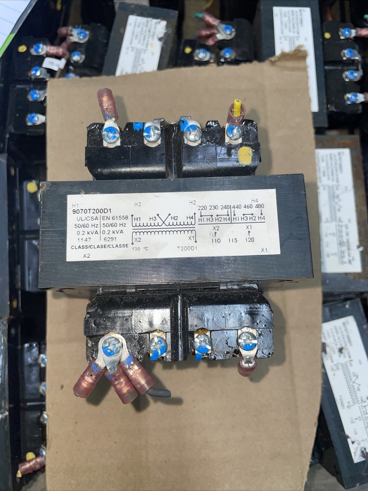 1) Square D 9070T200D1 Transformer Control System