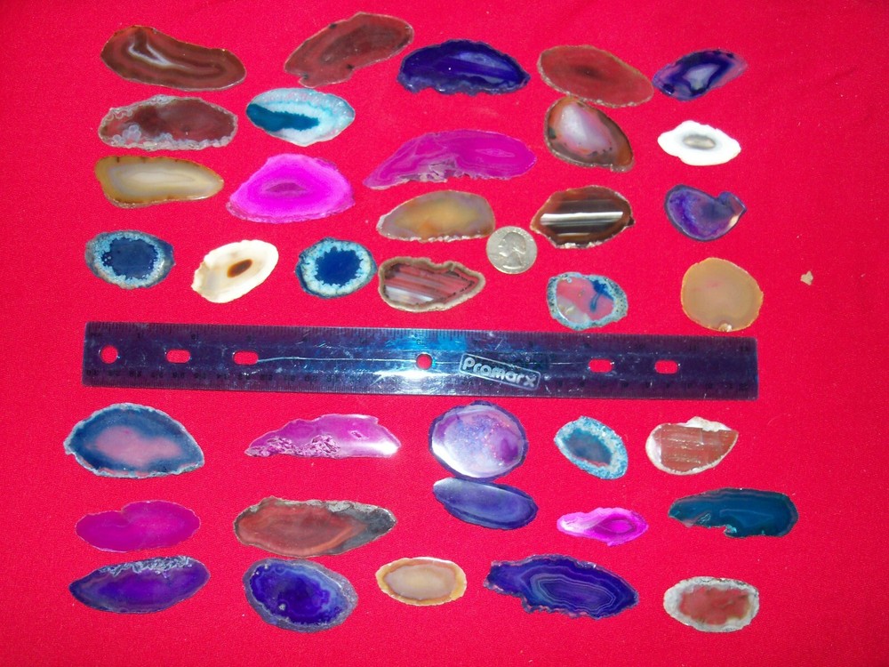 1 small thin agate slice per lot