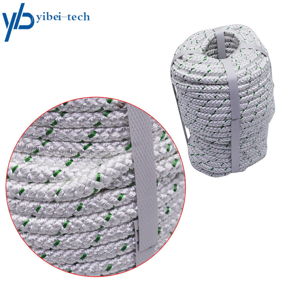 3/8''×100' Double Braid Polyester Rope Arborist Bull Tree Rigging Work Utility