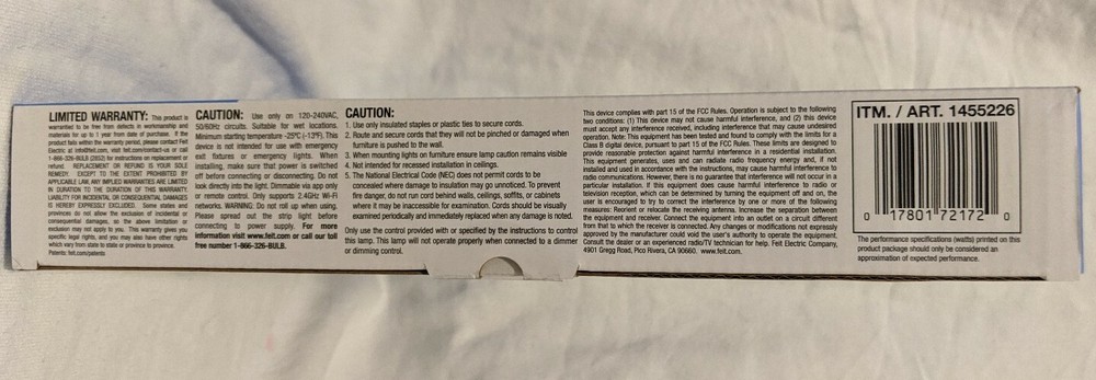 Feit Electric Smart LED Strip Lights 16 FT