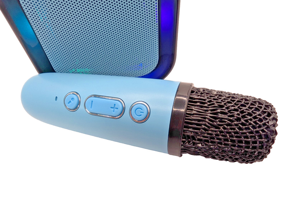 Colorful Сompact Karaoke System. Wireless microphone.