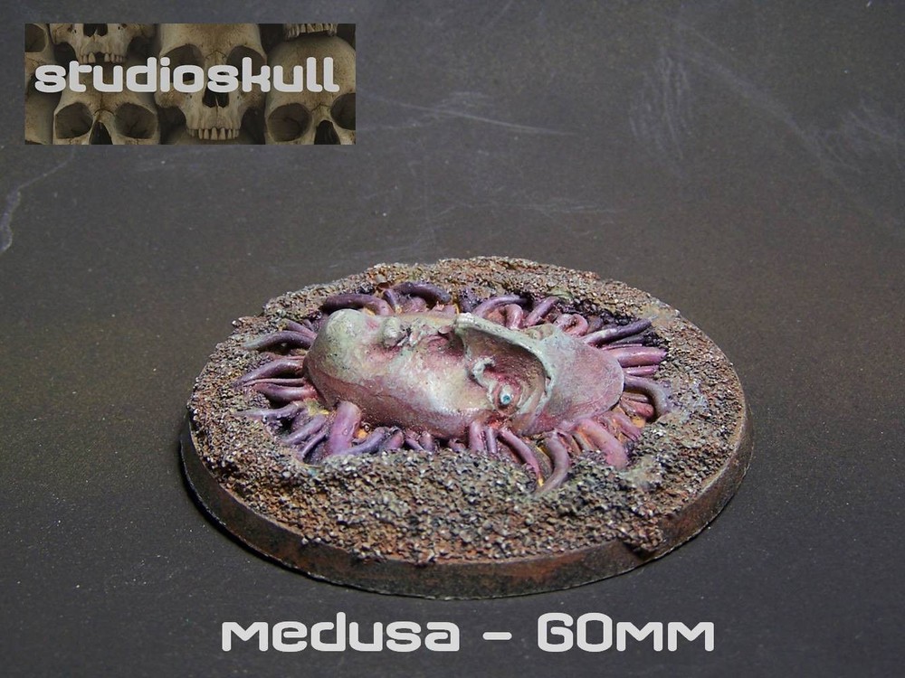 60mm RESIN BASE MEDUSA