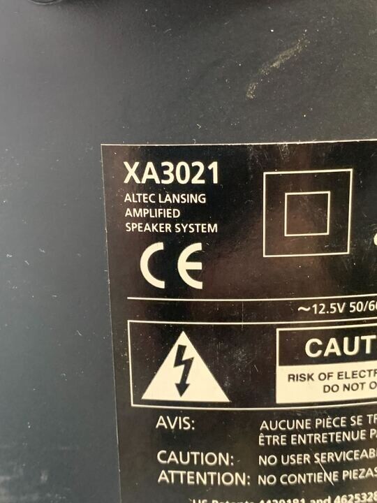 Altec Lansing XA3021 Home Theater Speaker System Complete