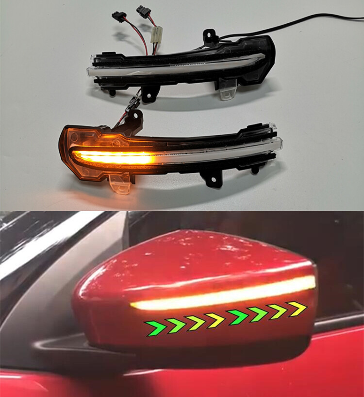 Dynamic LED Side Mirror Light Indicator For Nissan Note E12 Kicks P15 2016-2018