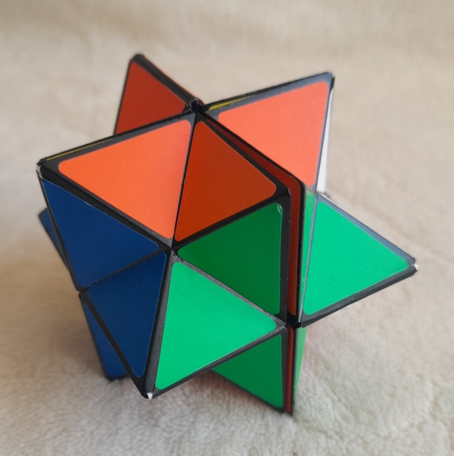 Rubiks Cube Magic Star Puzzle Solving Mind Game Brain Teaser Toy