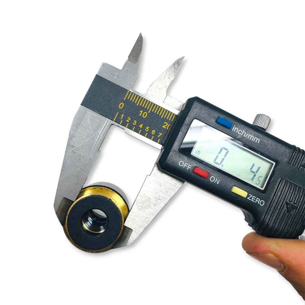 Plan 4x / 0.10 160/0.17 Microscope Objective Red Strip