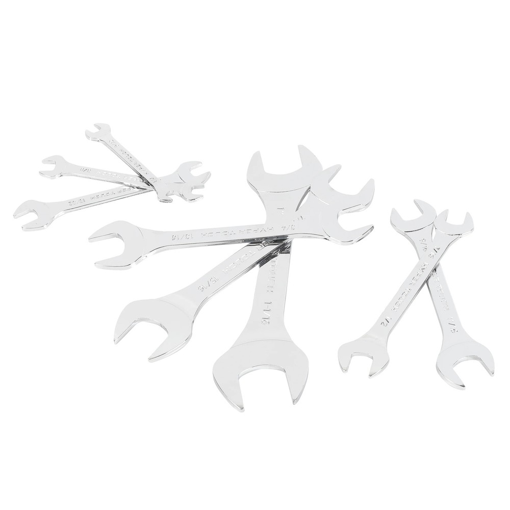 Hyper Tough 8-Piece Thin Wrench Set, SAE with Soft Storage Case