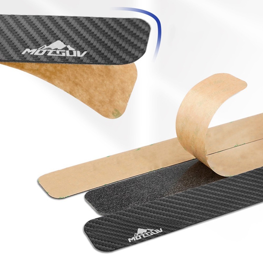 Rust Resistant Bicycle For Chainstay Frame Protector Carbon Fiber Texture