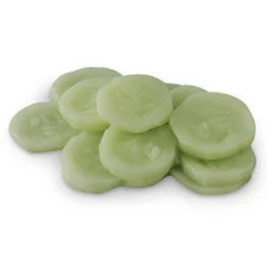 Display Faux Food Sliced Cucumbers New