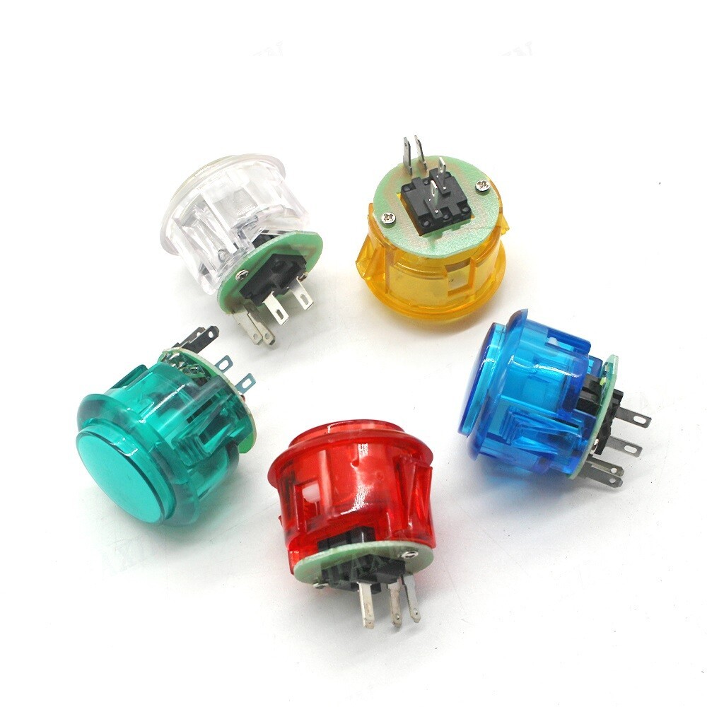10PCS LED lit Arcade Push Buttons MAME Multicade 5V 30MM LED PUSH BUTTON