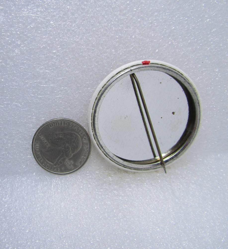 Adopt - Red Heart Button Pin