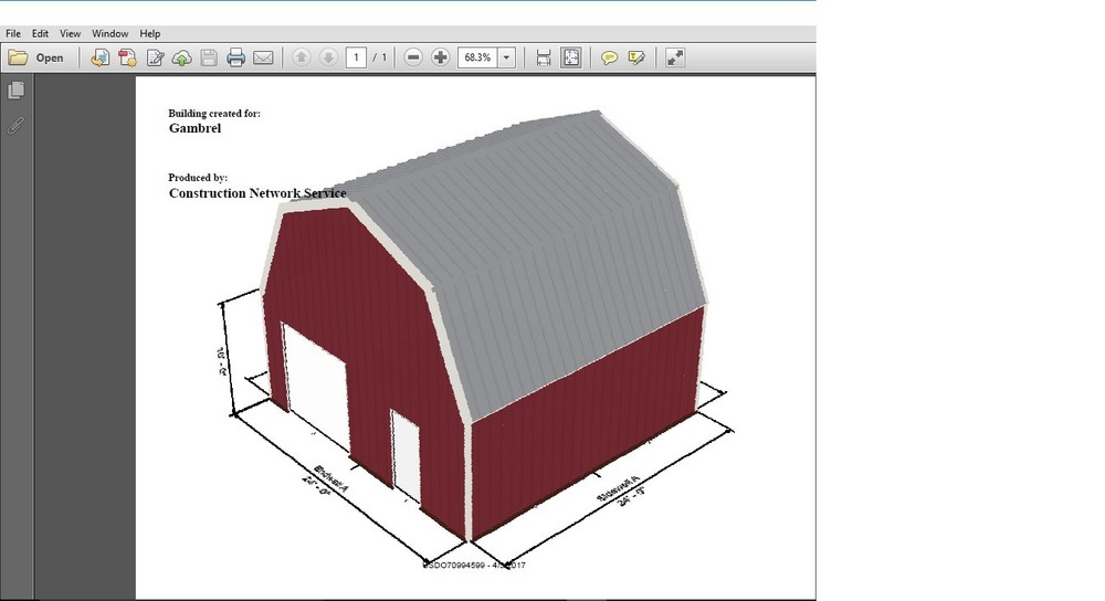 PREFAB STEEL QUAKER BARN BUILDING, MANY MORE SIZES