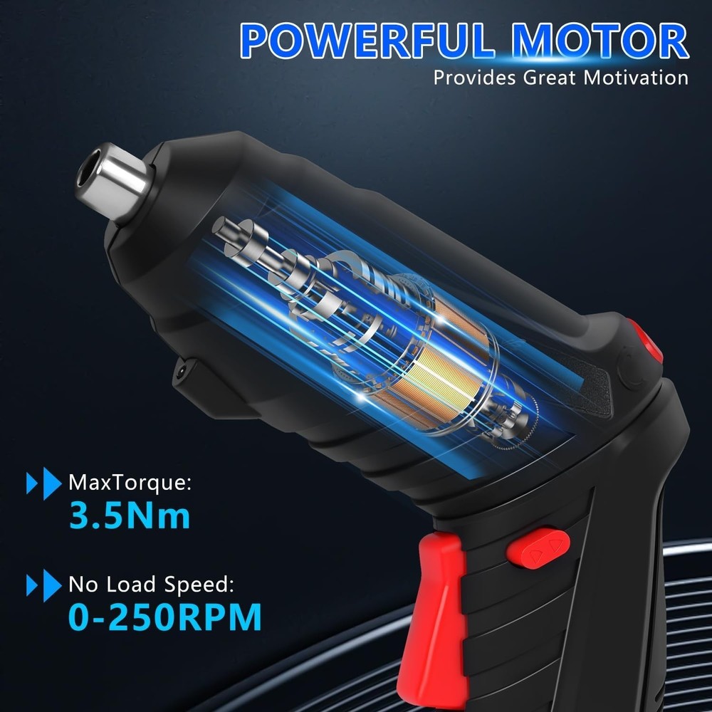 Multi-Functional Cordless 28-in-1 Screwdriver Set with Enhanced Durability