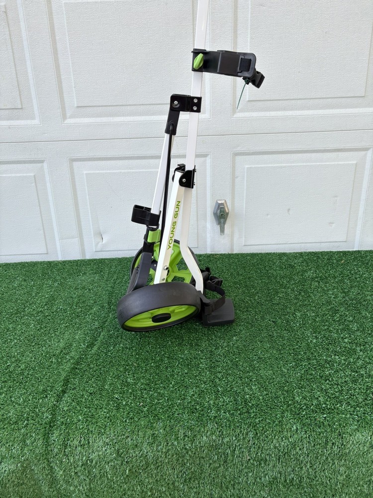 Young Gun Youth Collapsible Folding Golf Bag Caddy Push Pull Cart
