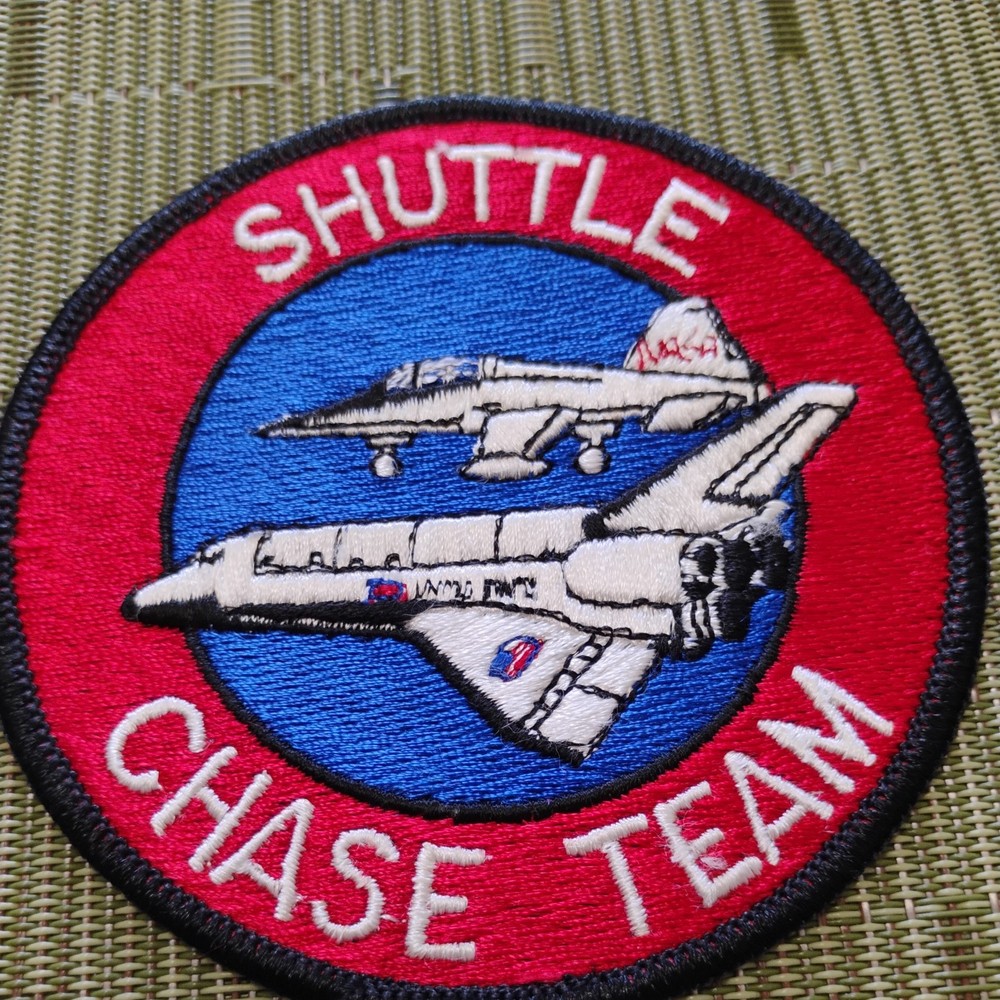 🌟🌟🌟Nasa Shuttle Chase Team iron on Patch New 4"