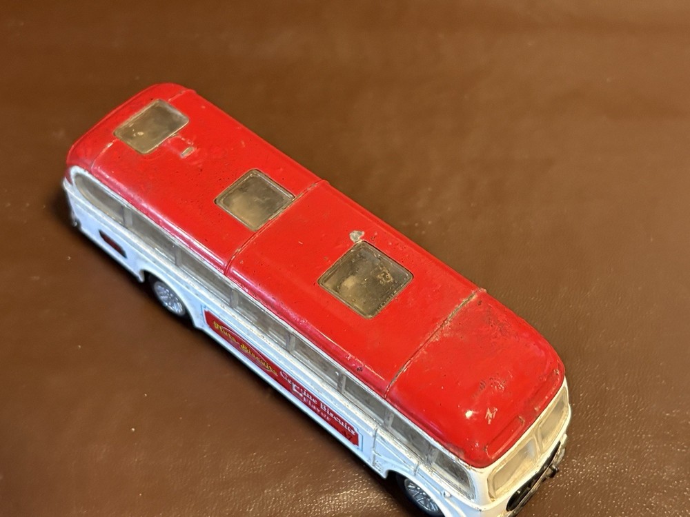 Sunnyside Toy Bus SS 5856 - Nuts-Biscuits - 1:64 5.5" Long - Pullback Action