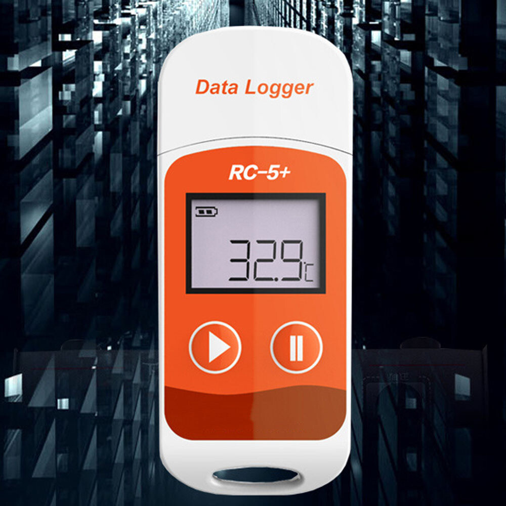 Digital Temperature Logger Generates PDF Reports Transportation Data Logger Tool