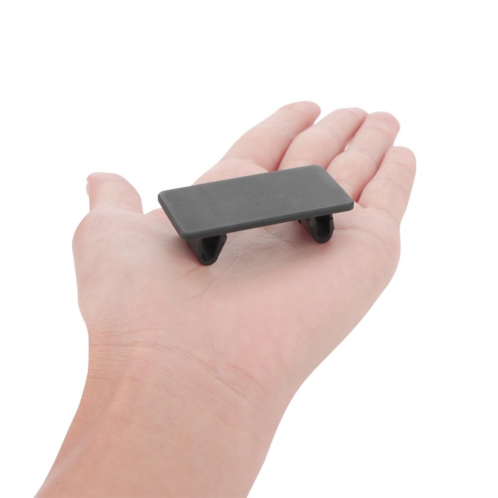 8 Pcs Rocker Switch Panel Cover ABS Rectangular Blank Snap-in