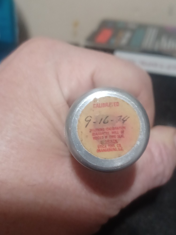 UTICA TS-100 Adjustable Torque Limiting Screwdriver