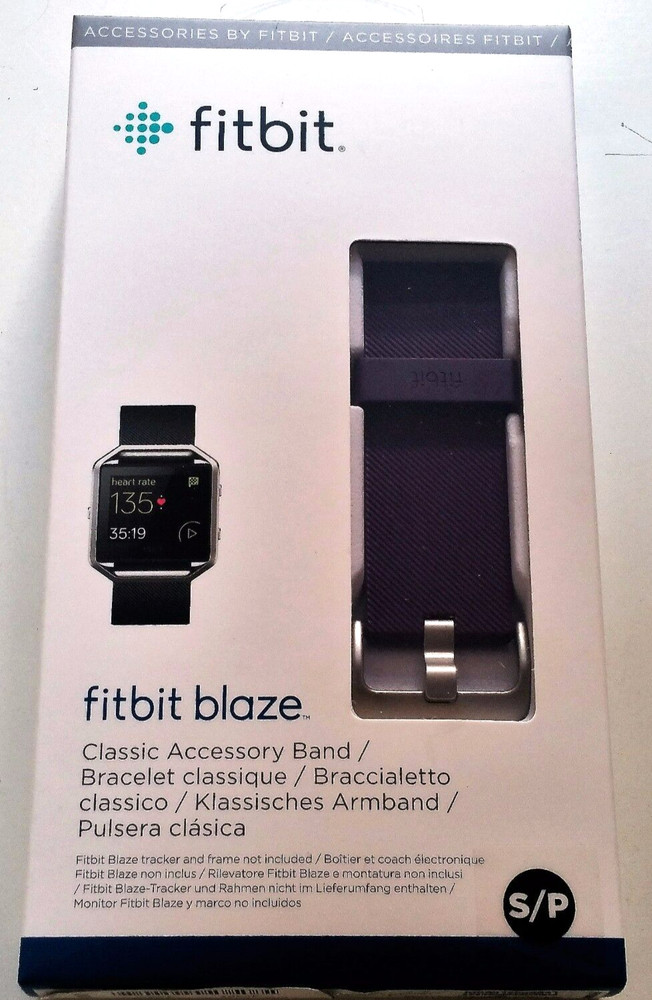 Fitbit Blaze Accessory Replacement Wrist Band Small Silicone Strap Purple New!