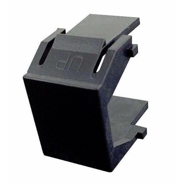 Lot25 Keystone BLANK Insert/Cover wall face plate/surface mount hole/jack${BLACK