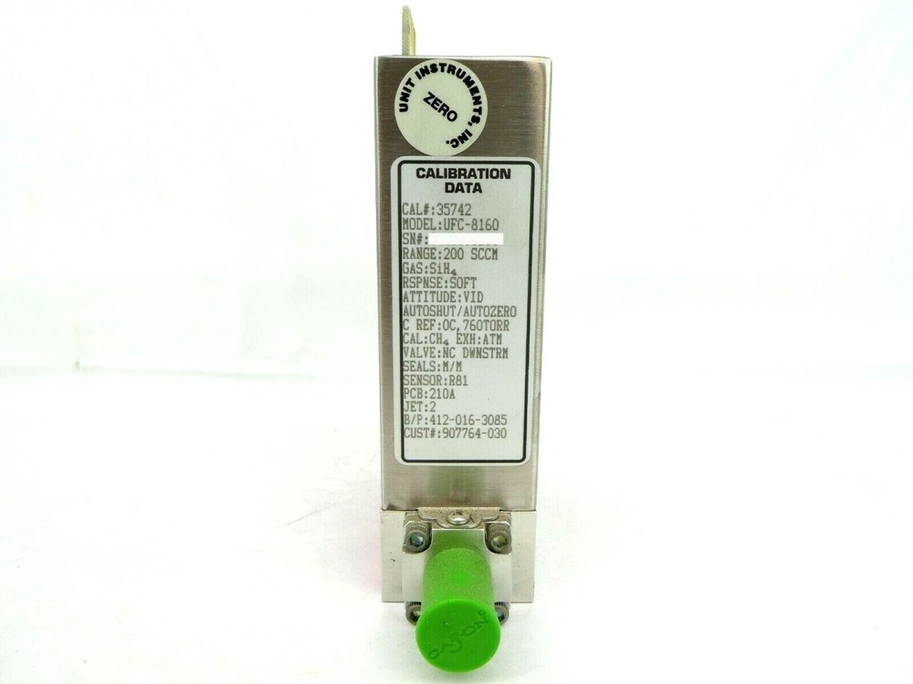 UNIT Instruments UFC-8160 Mass Flow Controller MFC 200 SCCM SiH4 Working Surplus