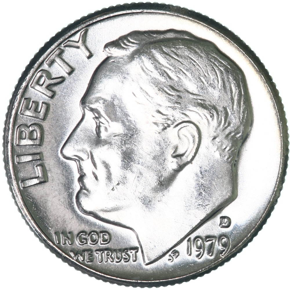 1979 D Roosevelt Dime BU US Coin