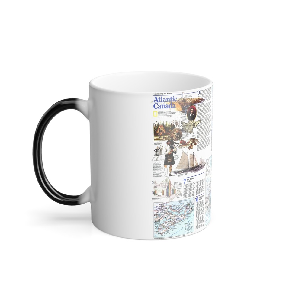 Canada - Atlantic 2 (1993) (Map) Color Changing Mug 11oz