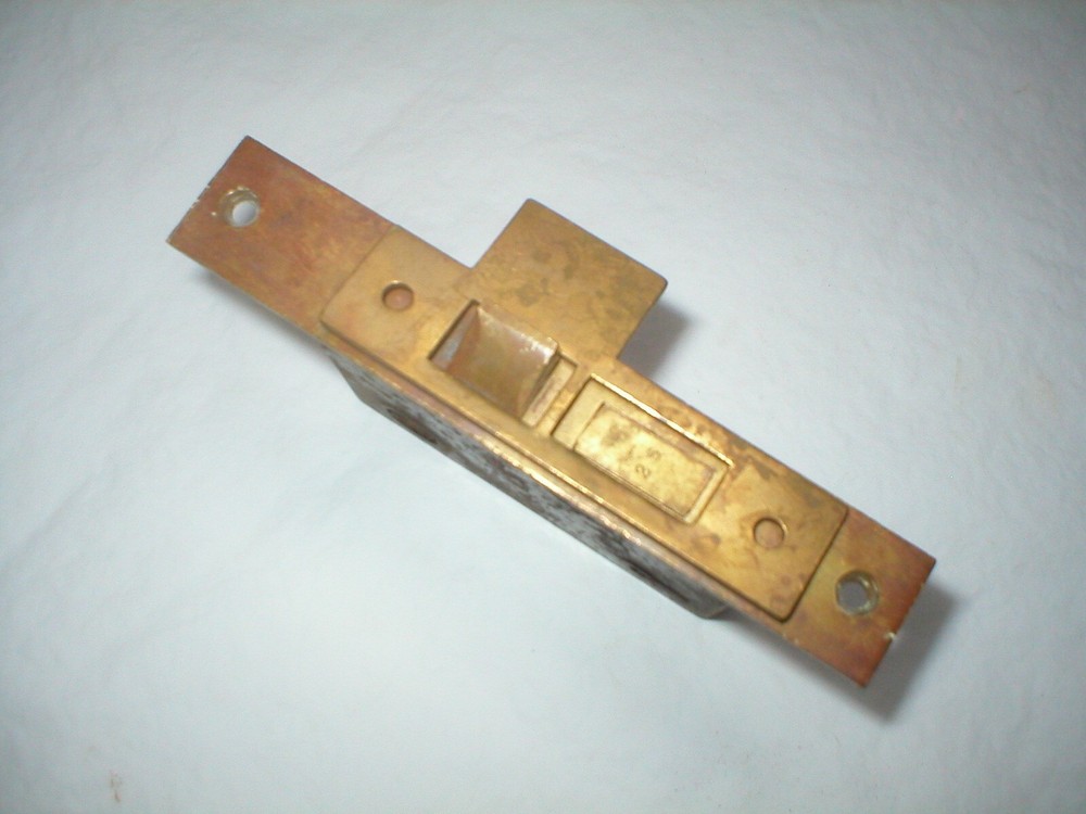 Antique Corbin Mortise Lock and Striker Plate