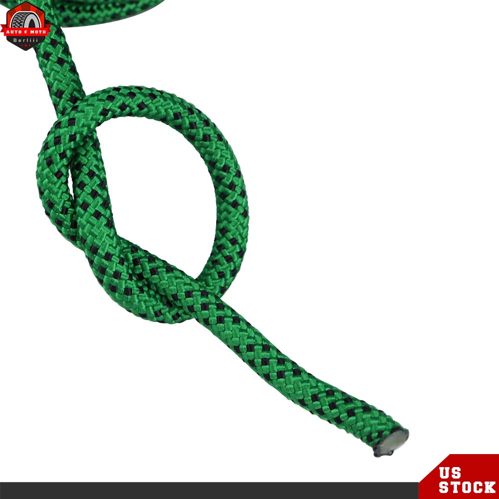 3/8" × 100' Rope Braided Polyest Rope High Strong Pulling 3520Lbs