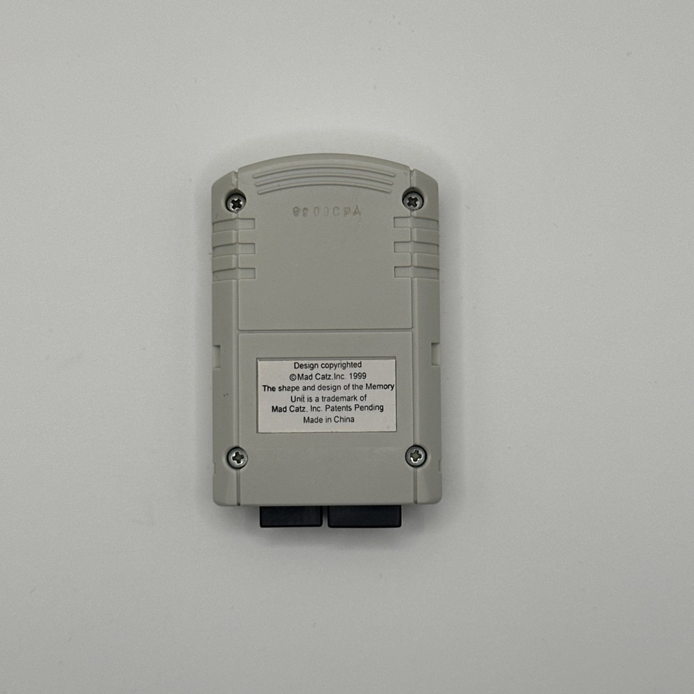 Mad Catz White Sega Dreamcast Memory Card