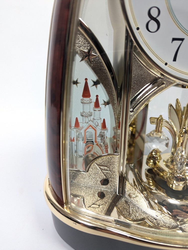 Silent Table Clock Swivel Pendulum Desktop Clock
