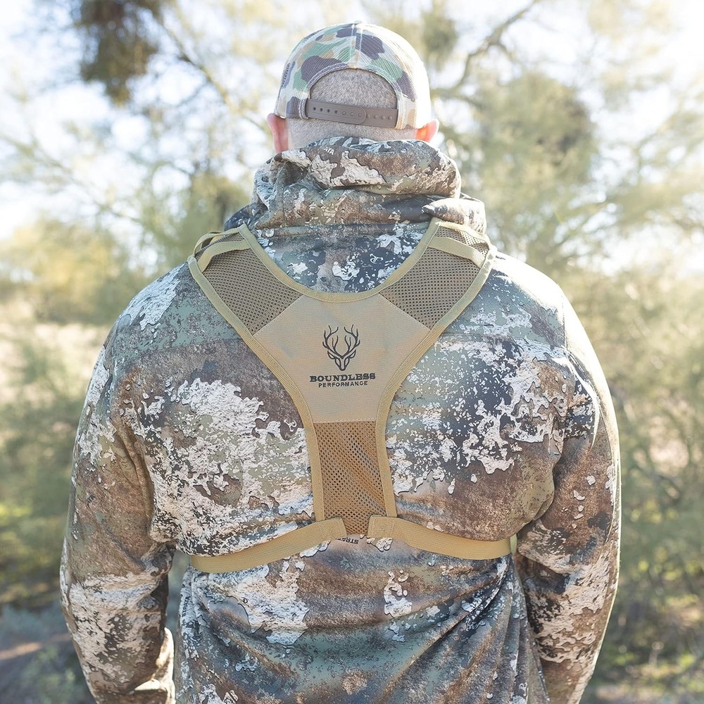 Binocular Harness Chest Pack - Lightweight Bino Harness with Rangefinder Pouch,
