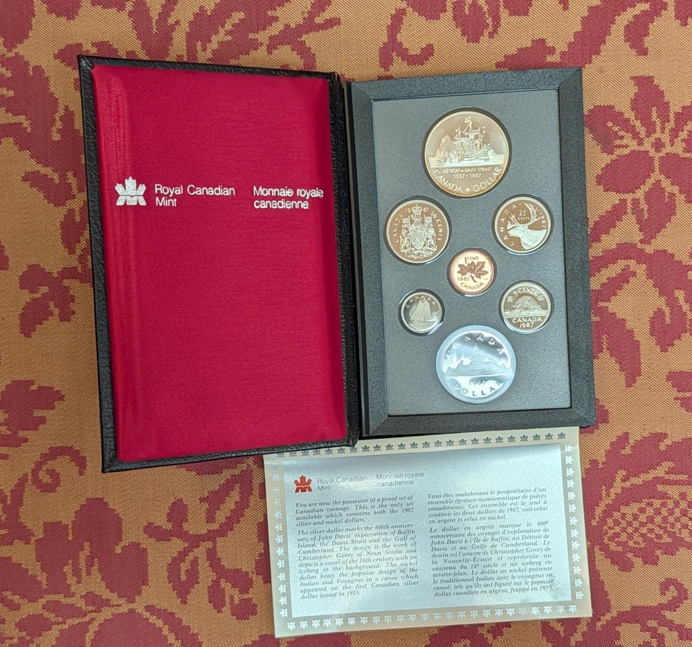 1987 Canada Proof Set w/ Plastic Box