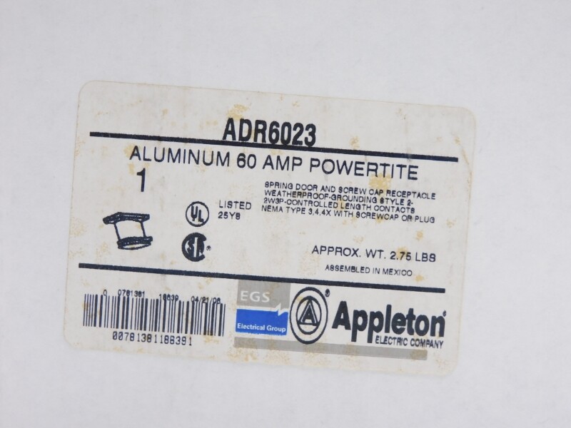 APPLETON ADR6023 600VAC 60A NSMP