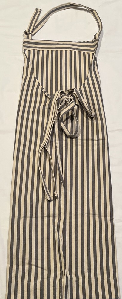 Vatican Homes Striped Apron NWT